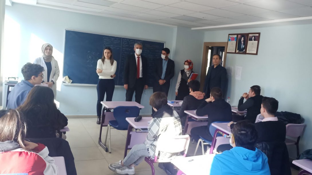 Şube Müdürü Sayın Sezai ONAÇ, Özel Final Özgün Anadolu Lisesini Ziyaret Etti.