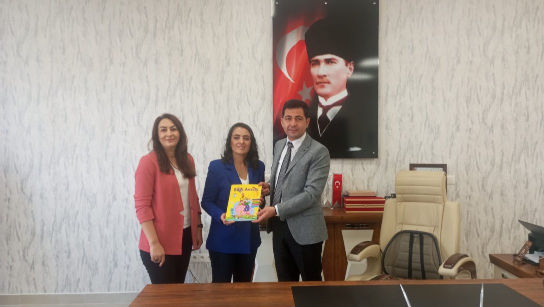 Fatma-Muhittin Tatar Anaokulu Müdürü Özlem Aydın Yılmaz ve Öğretmeni Bircan Birol, Müdürümüz Sn. Erkan Çiçek'e Nezaket Ziyaretinde Bulundular